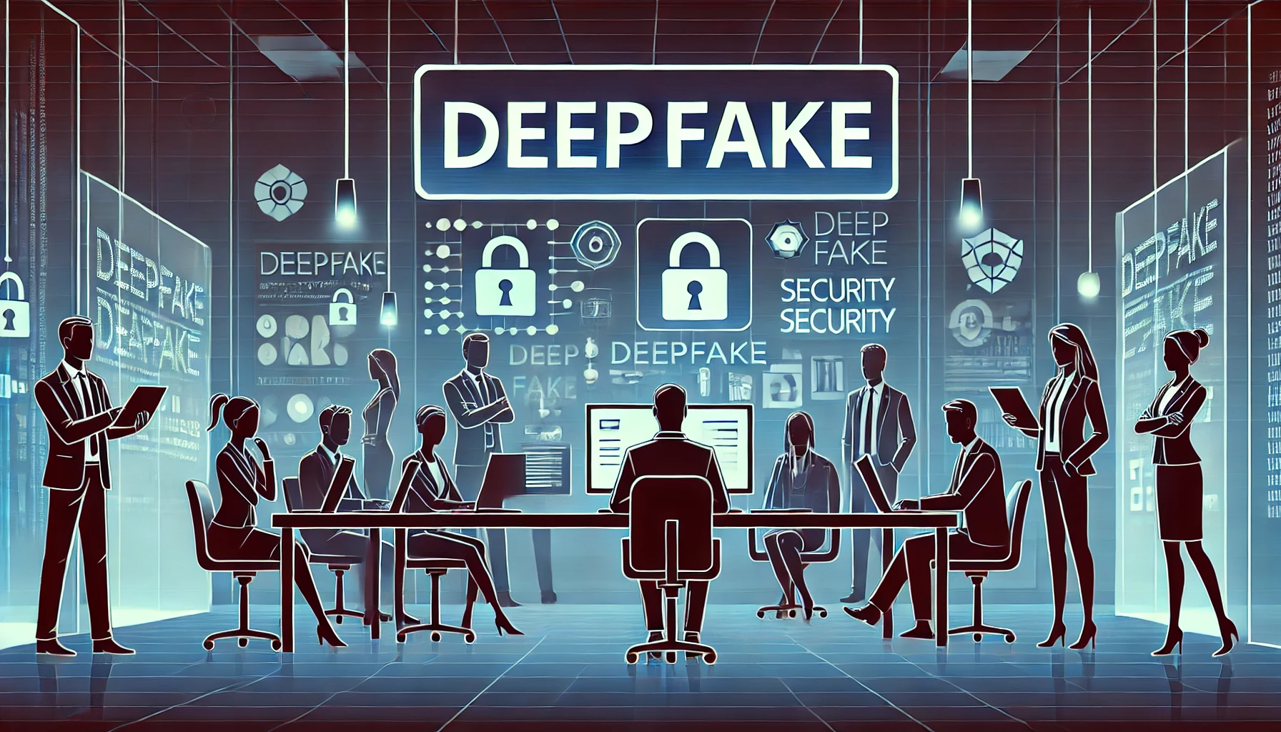 imagem usada para ilustra o texto com temática: deepfake