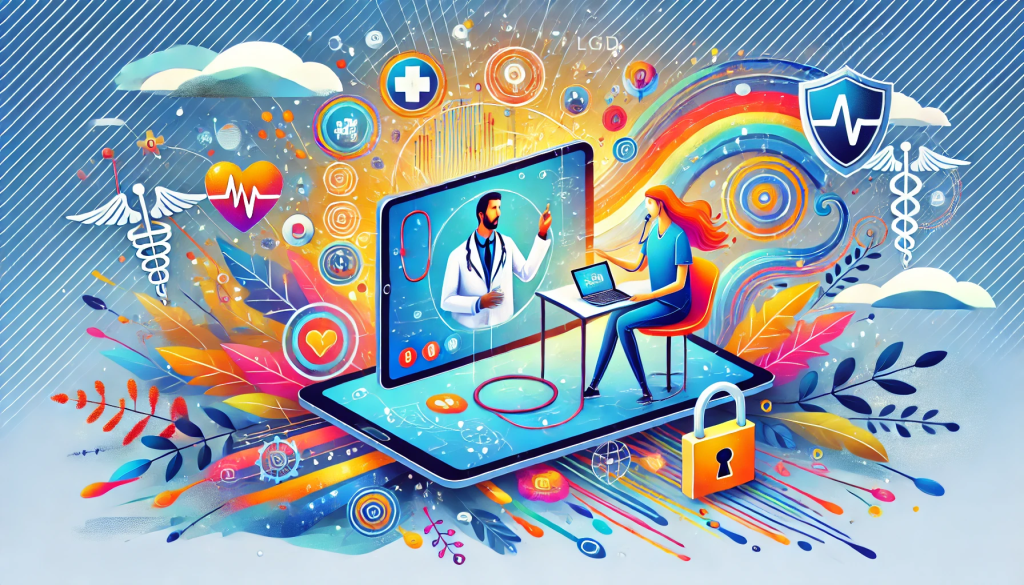 texto para ilustra o titulo: A LGPD e o Impacto na Telemedicina Como Garantir a Privacidade dos Pacientes