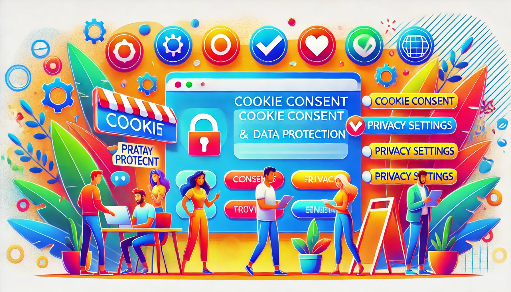 imagem para ilustrar o texto: Como Funciona um Aviso de Cookies da LGPD?