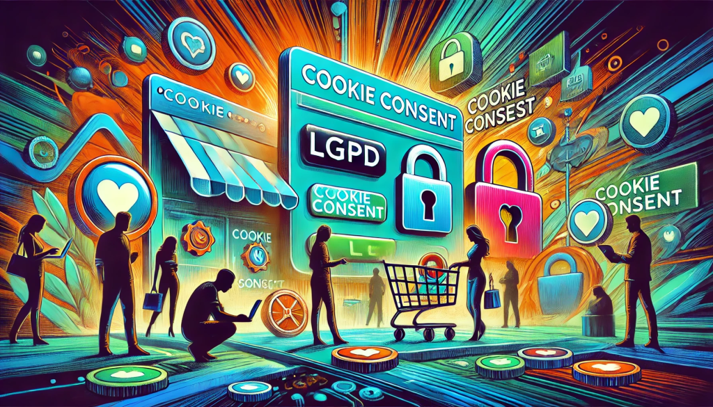 imagem para ilustrar o texto: O Aviso de Cookies e a Transformação do Seu E-commerce pela LGPD