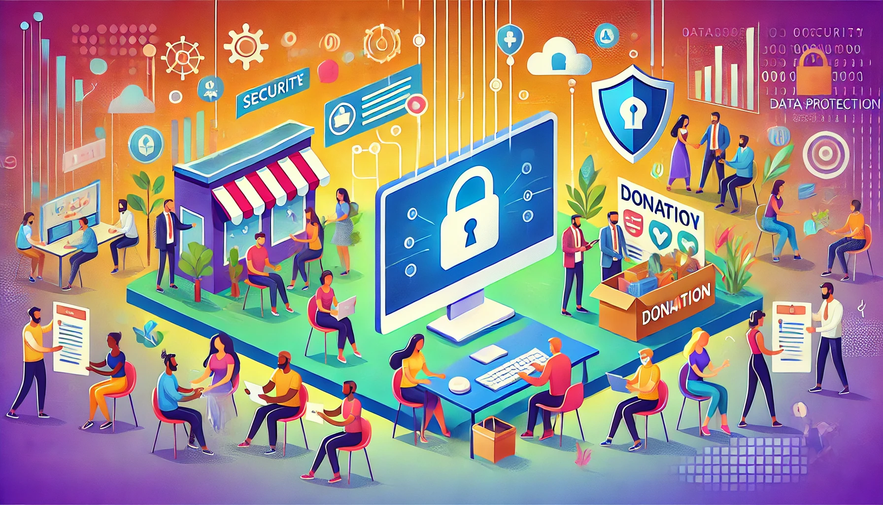 imagem para ilustra o texto Proteção de Dados em Órgãos Beneficentes: Descubra se Suas Informações Estão Seguras