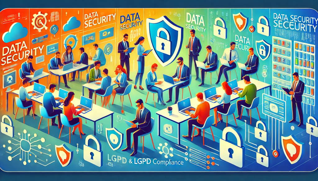 imagem para ilustrar o tema do texto: 10 Práticas Essenciais de Segurança da Informação para Estar em Conformidade com a LGPD